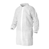 KLEENGUARD* A10 Light Duty Lab Coats (Quantity : 50 Each per Case, Size Group : Large, Color : White)