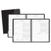 Executive Weekly/Monthly Planner, One Week per Spread, Refill (Black, 6-7/8 x 8-3/4)