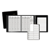 Mid-Sized Weekly Appointment Book (Black, 6-7/8 x 8-3/4 Page Size)