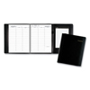 Large Professional Weekly Appointment Book (Black, 8-1/4 x 10-7/8 Page Size)