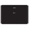 Compact 3 x 3-3/4 Unruled Daily Desk Calendar; Base (Black Base)