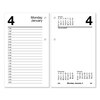 3-1/2 x 6 One-Color Daily Desk Calendar Refill with Monthly Tab Set
