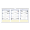 QuickNotes®, Three Months Per Page Wall Calendar, Horizontal Format (23-1/2 x 12)