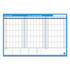 Reversible/Erasable Undated Wall Planner, 90/120-Day Format (36w x 24h)