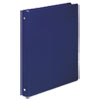 ACCOHIDE� Poly Round Ring Binders (1/2 Capacity, Dark Royal Blue, 23 Pt.)