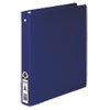 ACCOHIDE� Poly Round Ring Binders (1 Capacity, Dark Royal Blue, 35 Pt.)