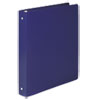 ACCOHIDE� Poly Round Ring Binders (1 Capacity, Blue, 35 Pt.)