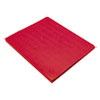 Presstex� Grip Punchless Binder (5/8 Capacity, Executive Red)