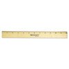 Beveled Wood Ruler