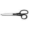 Hot Forged Carbon Steel Straight Shears with Black Enamel Handles (8 Length, 3-7/8 Cut)