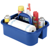 Plastic Tote Caddy (Color : Blue, Quantity : 6 per Case, Size : 14 x 18 x 9 )