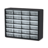Plastic Storage Hardware and Craft Cabinets (Color : Black, Quantity : 2 per Case, Size : 20 x 16 x 6.5 )