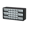 Plastic Storage Hardware and Craft Cabinets (Color : Black, Quantity : 2 per Case, Size : 20 x 10 x 6.5 )
