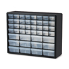 Plastic Storage Hardware and Craft Cabinets (Color : Black, Quantity : 2 per Case, Size : 20 x 16 x 6.5 )