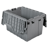 stack+&+nest+storage+bins: Akro-Mils - Attached Lid Containers