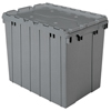 stack+&+nest+storage+bins: Akro-Mils - Attached Lid Containers