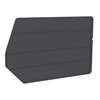 AkroBins� Lengthwise Dividers (Color : Black, Quantity : 6 per Pack, Dividers : Bin accepts up to 3 dividers)
