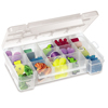 Hardware and Craft Storage Cases (Color : Clear, Quantity : 12 per Case, Size : Small)