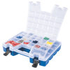 Plastic Portable Hardware and Craft Parts Organizer (Color : Blue, Quantity : 6 per Case, Type : Regular)