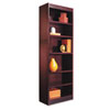 Alera� Narrow Profile Bookcase With Finished Back (Width : 24 in, Depth : 12 in, Height : 72 in)