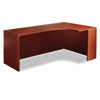 Alera� Valencia Series Credenza with Corner Extension (Global Product Type : Credenzas, Top Color/Finish : Mahogany, Width [Nom] : 71 in)