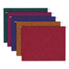 Ampad Ampad&reg; Envirotec&trade; 100% Recycled Colored Hanging File Folders AMP35117