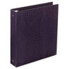 Aurora Products PROFormance Crocodile Embossed Ring Binder (Global Product Type : Binders-Ring Binder, Capacity Range ( ) [Max] : 1 in, Color(s) : Purple)