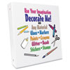 Aurora Products Decorate Me� Round Ring Binder (Global Product Type : Binders-Ring Binder, Capacity Range ( ) [Max] : 1 in, Sheet Capacity [Nom] : 175)
