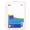Avery� Hole Reinforcements (Global Product Type : Hole Reinforcements, Diameter [Nom] : 1/4 in, Adhesive : Self-Adhesive Peel and Stick)