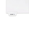 Preprinted Legal Exhibit Bottom Tab Index Dividers, AveryŽ Style, Helvetica Bold Individual Letters (25 Dividers per Pack, Tab Title: Exhibit A)