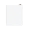 Preprinted Legal Exhibit Bottom Tab Index Dividers, AveryŽ Style, Helvetica Bold Individual Letters (25 Dividers per Pack, Tab Title: Exhibit F)