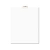 Preprinted Legal Exhibit Bottom Tab Index Dividers, AveryŽ Style, Helvetica Bold Individual Letters (25 Dividers per Pack, Tab Title: Exhibit H)