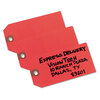 Colored Shipping Tags (4-3/4 x 2-3/8, Red)