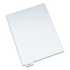 Preprinted Legal Exhibit Bottom Tab Index Dividers, AveryŽ Style, Helvetica Bold Individual Letters (25 Dividers per Pack, Tab Title: Exhibit U)