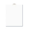 Preprinted Legal Exhibit Bottom Tab Index Dividers, AveryŽ Style, Helvetica Bold Individual Letters (25 Dividers per Pack, Tab Title: Exhibit W)