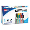 Marks-A-Lot® Chisel Tip Whiteboard Marker, Eight-Color Set