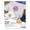Personal Creations™ Ink Jet T-Shirt Transfers for White or Light Color T-Shirts (12 Sheets per Pack)