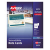 Personal Creations� Ink Jet Textured Heavyweight Note Cards