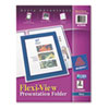 Flexi-View Two-Pocket Folders (Navy)