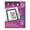 Flexi-View Two-Pocket Folders (Black)