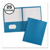 Two-Pocket Report Covers with Prong Fasteners (Light Blue)