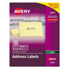 Clear Copier Mailing Labels