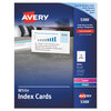 Laser/Ink Jet Index Cards & Postcards (3 Cards per Sheet, 150 Cards per Box, 3 x 5 Index Card)