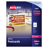 Laser/Ink Jet Index Cards & Postcards (2 Cards per Sheet, 100 Cards per Box, 4 x 6 Postcard)