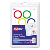 Avery� Print or Write Removable Color-Coding Labels (Global Product Type : Labels-Color-Coding, Label Size - text : 1 1/4 dia., Label Color(s) : Assorted)