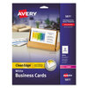 Clean Edge Laser and Ink Jet Business Cards