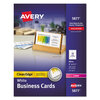 Clean Edge Laser and Ink Jet Business Cards