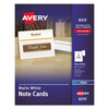 Laser & Ink Jet Note Cards with Coordinating Envelopes