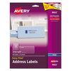Clear Ink Jet Mailing Labels