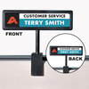 People Pointer Cubicle Sign